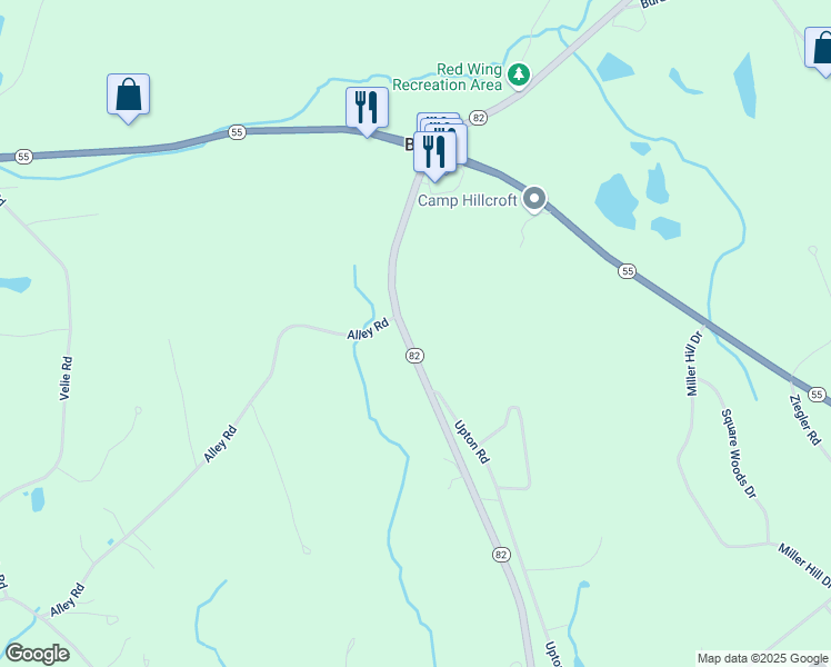 map of restaurants, bars, coffee shops, grocery stores, and more near 2202 New York 82 in Lagrangeville