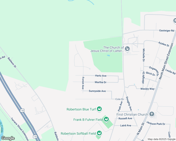map of restaurants, bars, coffee shops, grocery stores, and more near 413 Hartz Avenue in Meadville