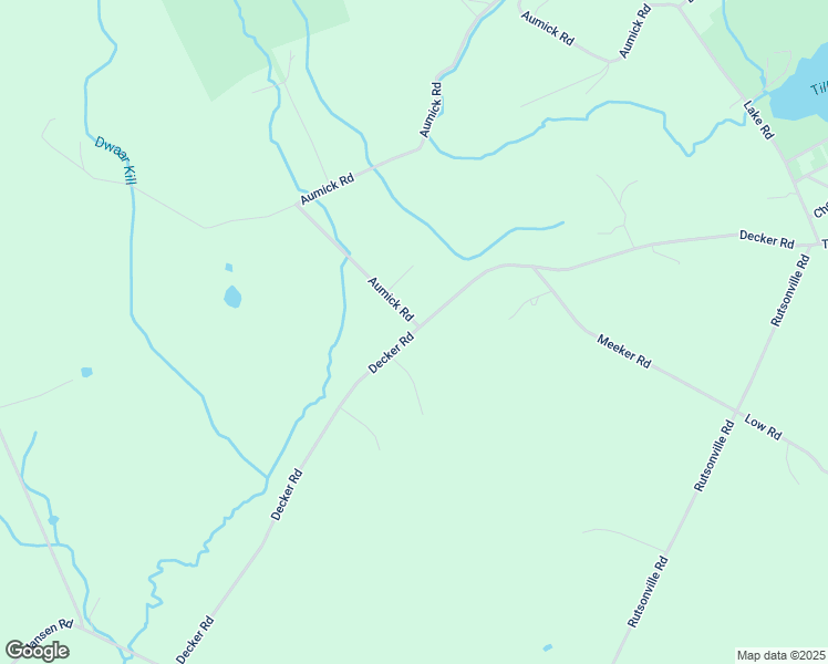 map of restaurants, bars, coffee shops, grocery stores, and more near Decker Road in Wallkill