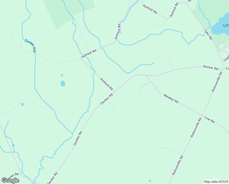 map of restaurants, bars, coffee shops, grocery stores, and more near Decker Road in Wallkill