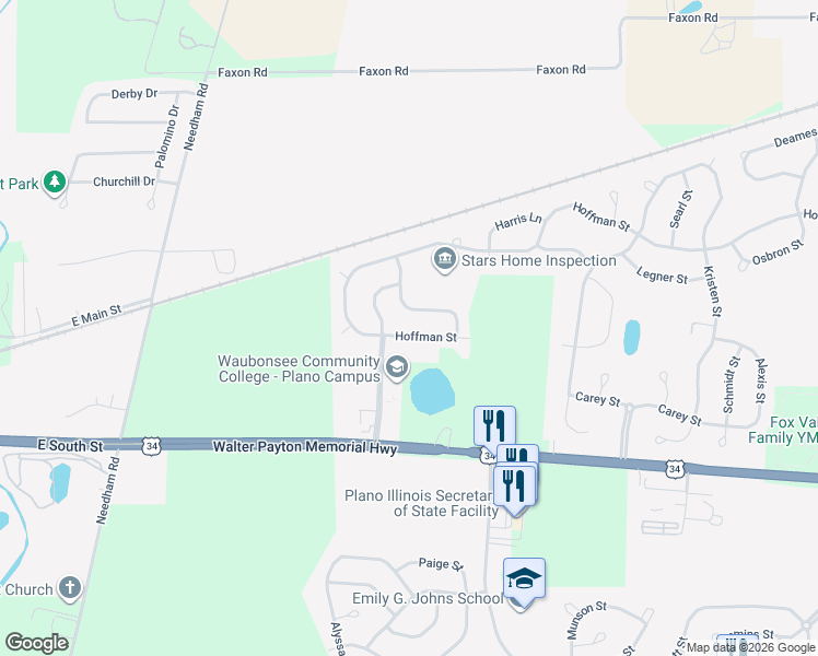 map of restaurants, bars, coffee shops, grocery stores, and more near 337 Gregory Lane in Plano