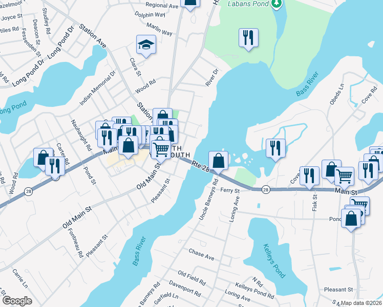 Yarmouth MA Walk Score