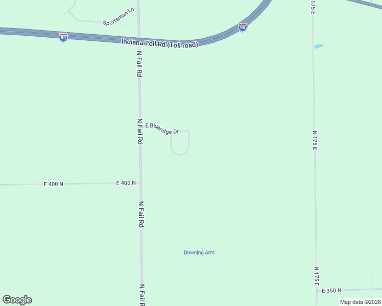 map of restaurants, bars, coffee shops, grocery stores, and more near 4135 North Blueridge Drive in La Porte