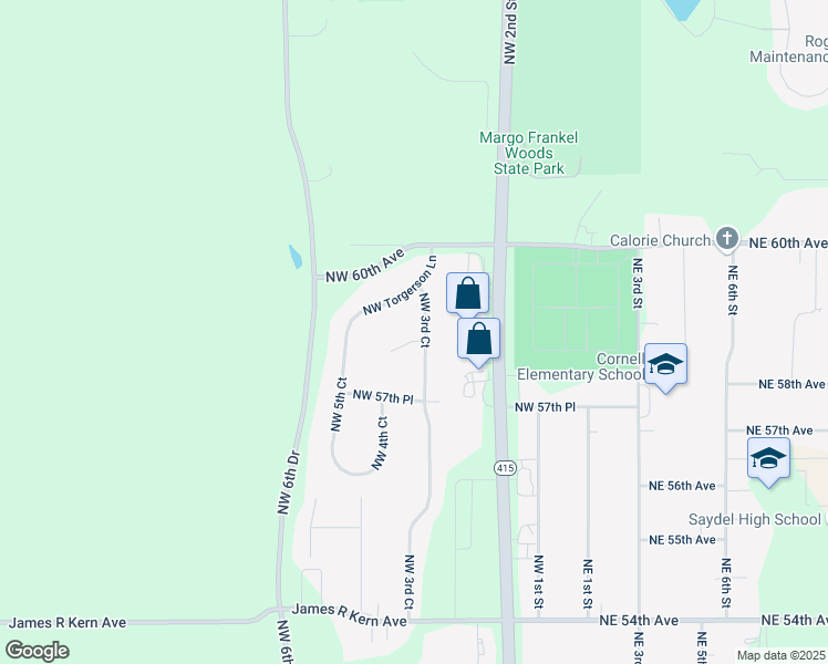 map of restaurants, bars, coffee shops, grocery stores, and more near 361 Northwest 58th Place in Des Moines