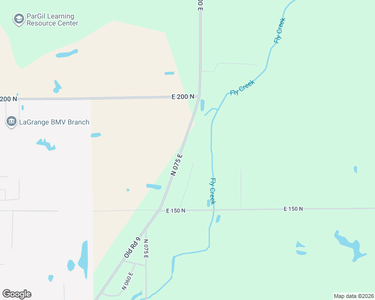 map of restaurants, bars, coffee shops, grocery stores, and more near 1765 North 075 East in LaGrange