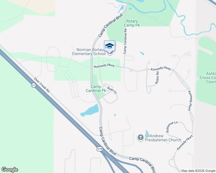map of restaurants, bars, coffee shops, grocery stores, and more near 918 Ryan Court in Iowa City