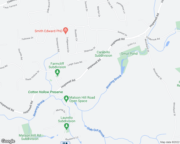 map of restaurants, bars, coffee shops, grocery stores, and more near 704 Hopewell Road in Glastonbury