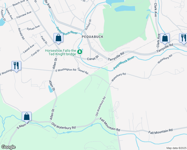 map of restaurants, bars, coffee shops, grocery stores, and more near 79 Tunnel Road in Plymouth