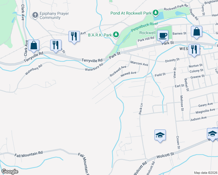map of restaurants, bars, coffee shops, grocery stores, and more near 193 Newell Avenue in Bristol