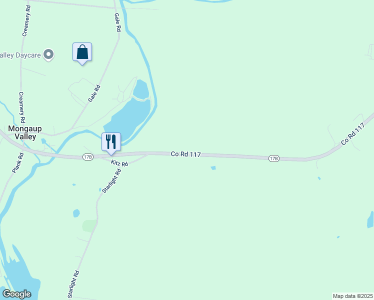 map of restaurants, bars, coffee shops, grocery stores, and more near 808 New York 17B in Monticello
