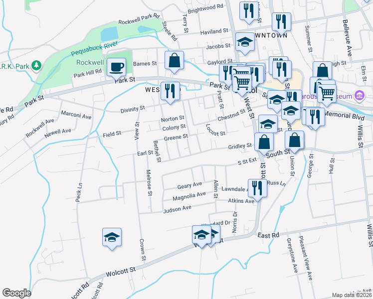 map of restaurants, bars, coffee shops, grocery stores, and more near 11 Cottage Street in Bristol
