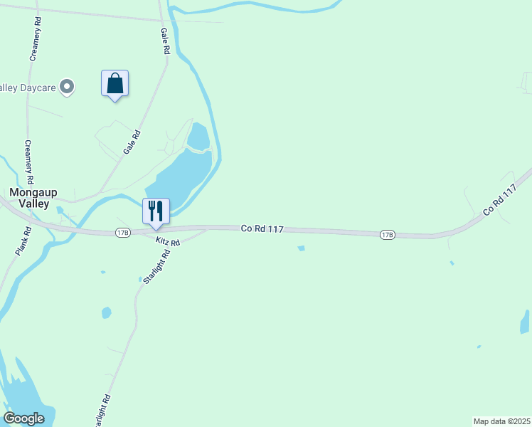 map of restaurants, bars, coffee shops, grocery stores, and more near 808-818 New York 17B in Monticello