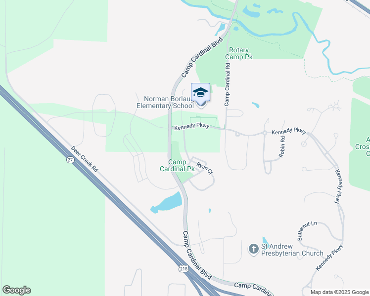 map of restaurants, bars, coffee shops, grocery stores, and more near 1016 Ryan Court in Iowa City