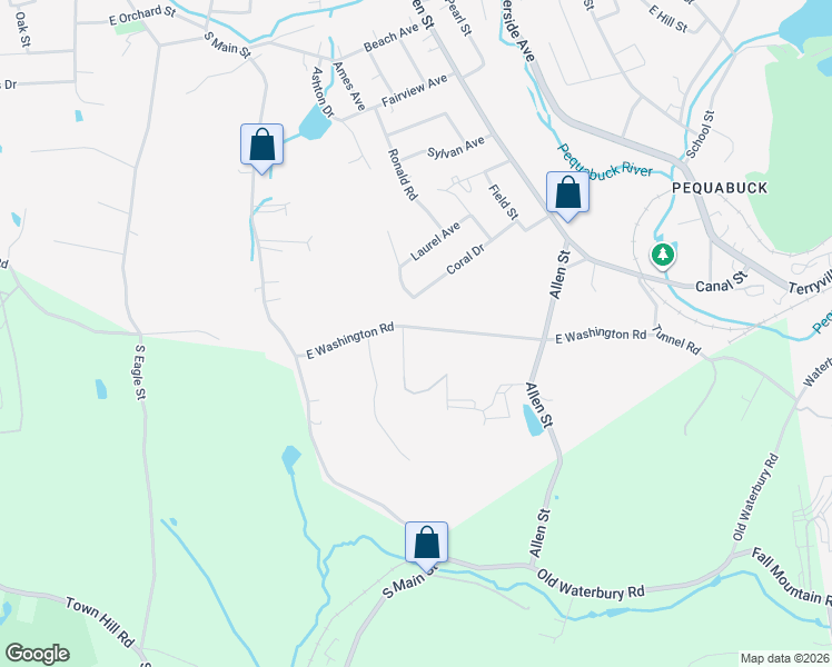 map of restaurants, bars, coffee shops, grocery stores, and more near 88 East Washington Road in Plymouth