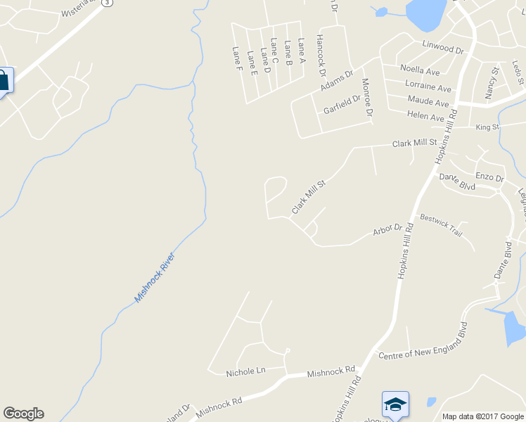 map of restaurants, bars, coffee shops, grocery stores, and more near 20 Timber Trail in Coventry