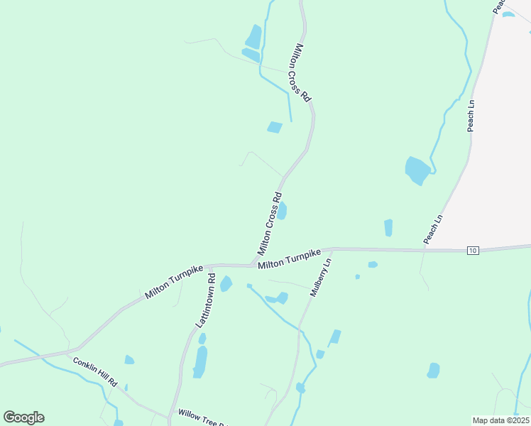 map of restaurants, bars, coffee shops, grocery stores, and more near 120 Milton Cross Road in Highland