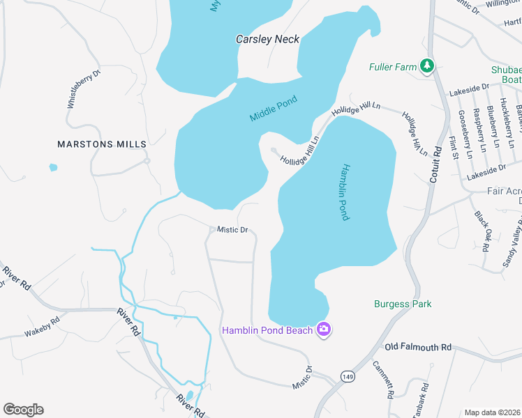 map of restaurants, bars, coffee shops, grocery stores, and more near 354 Mistic Drive in Barnstable