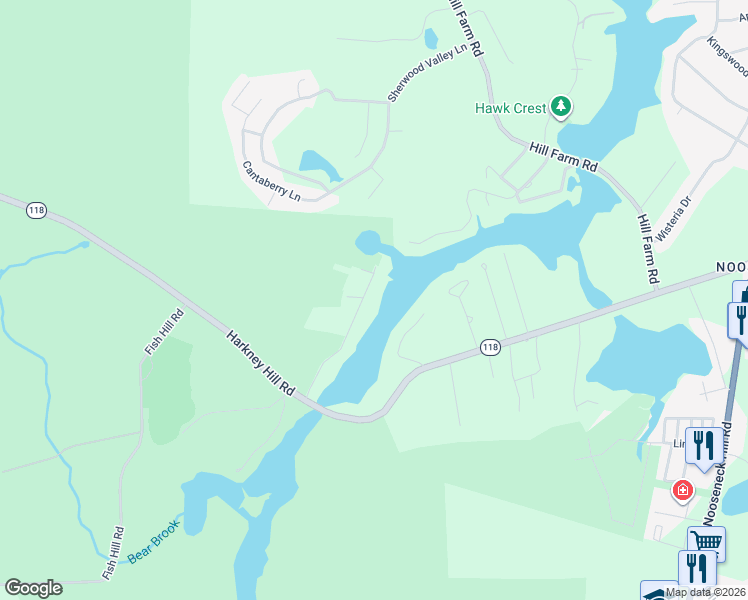 map of restaurants, bars, coffee shops, grocery stores, and more near 28 Pine Tree Road in Coventry