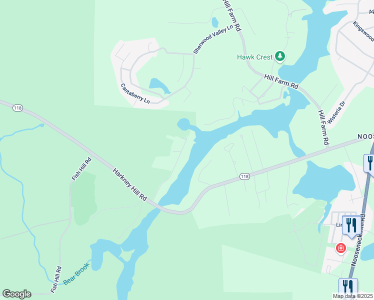 map of restaurants, bars, coffee shops, grocery stores, and more near 28 Pine Tree Road in Coventry