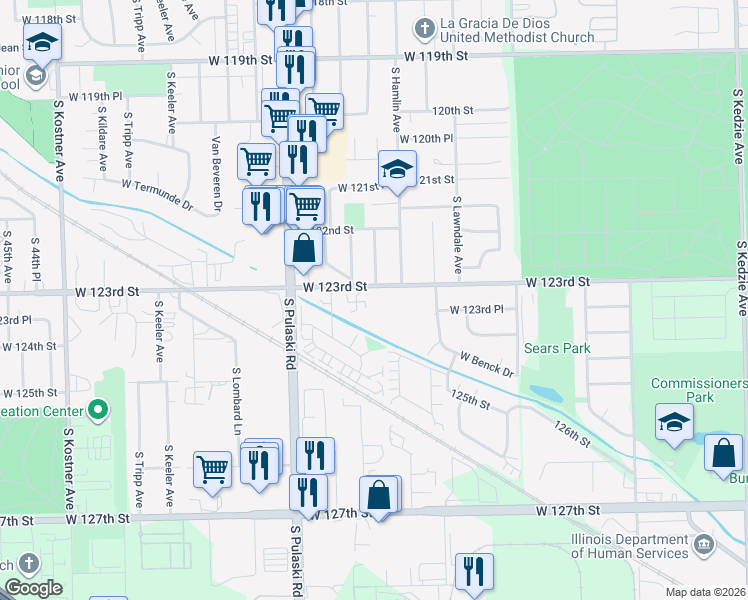 3821 West 123rd Street, Alsip IL - Walk Score