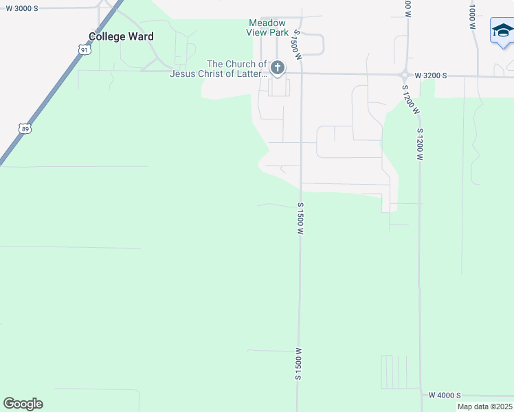 map of restaurants, bars, coffee shops, grocery stores, and more near West 3500 South in Logan