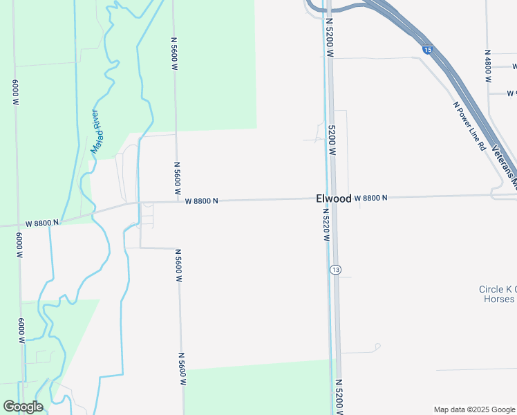 map of restaurants, bars, coffee shops, grocery stores, and more near 5385 West 8800 North in Tremonton