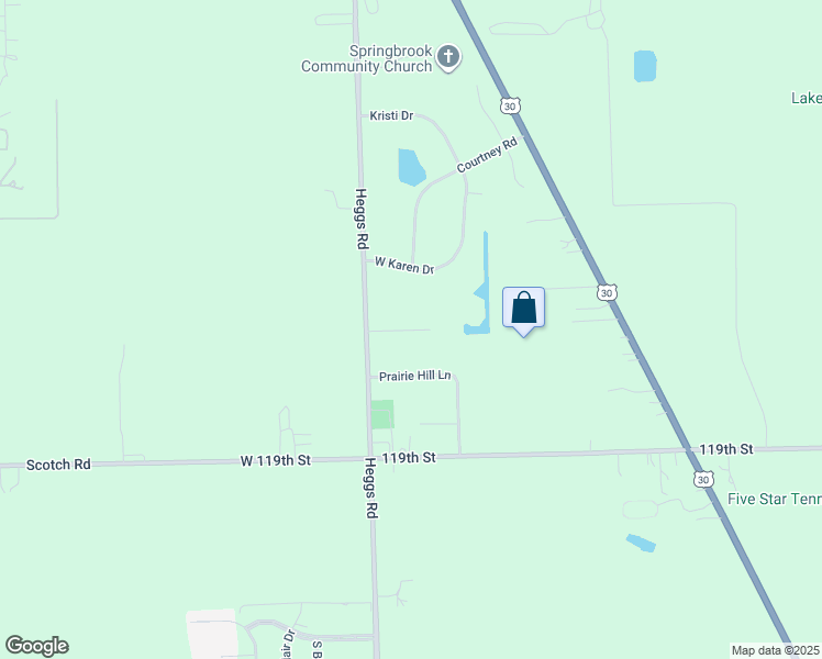 map of restaurants, bars, coffee shops, grocery stores, and more near 25854 West Kelly Court in Plainfield