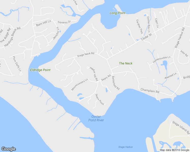 map of restaurants, bars, coffee shops, grocery stores, and more near 44 Harbor Hill Road in Chatham