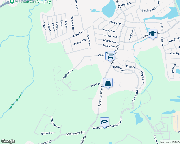 map of restaurants, bars, coffee shops, grocery stores, and more near 3 Fawn's Court in Coventry