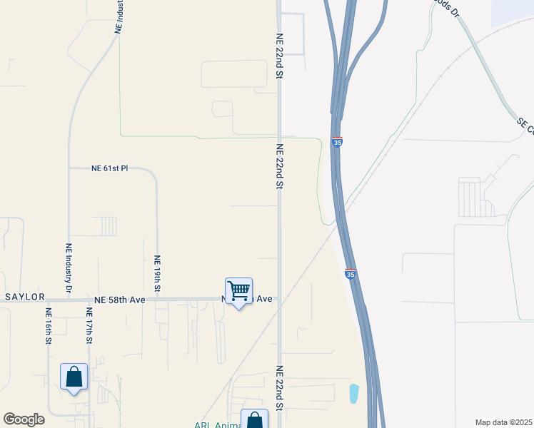 map of restaurants, bars, coffee shops, grocery stores, and more near 2163 60th Street in Des Moines