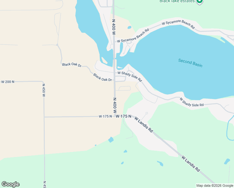 map of restaurants, bars, coffee shops, grocery stores, and more near 1968 North 400 West in Angola