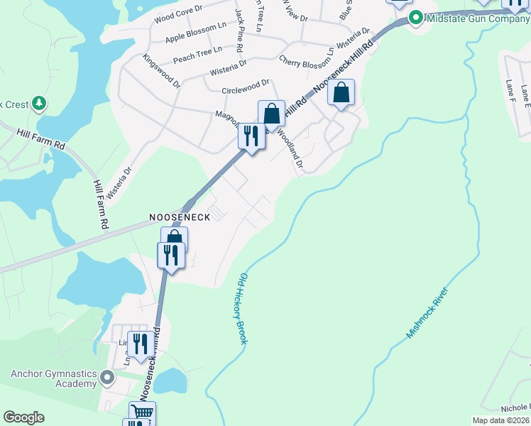 map of restaurants, bars, coffee shops, grocery stores, and more near 5 Comfort Way in Coventry