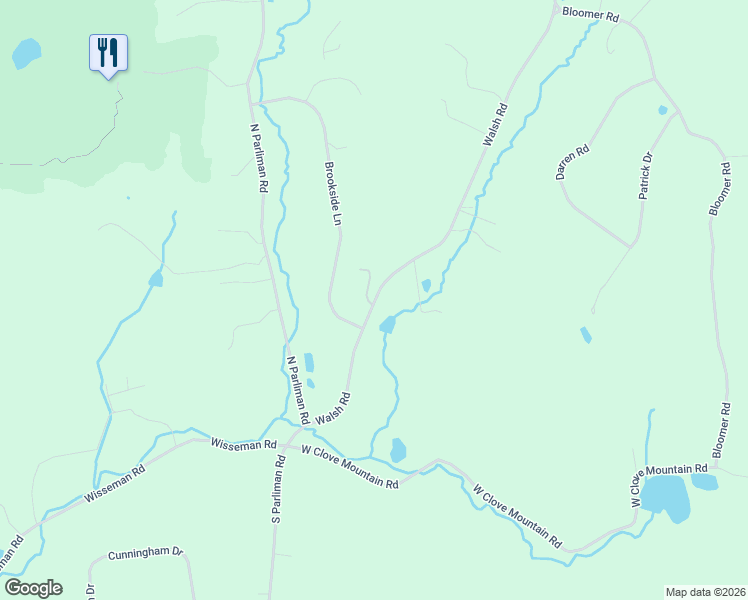 map of restaurants, bars, coffee shops, grocery stores, and more near 74 Walsh Road in Lagrangeville