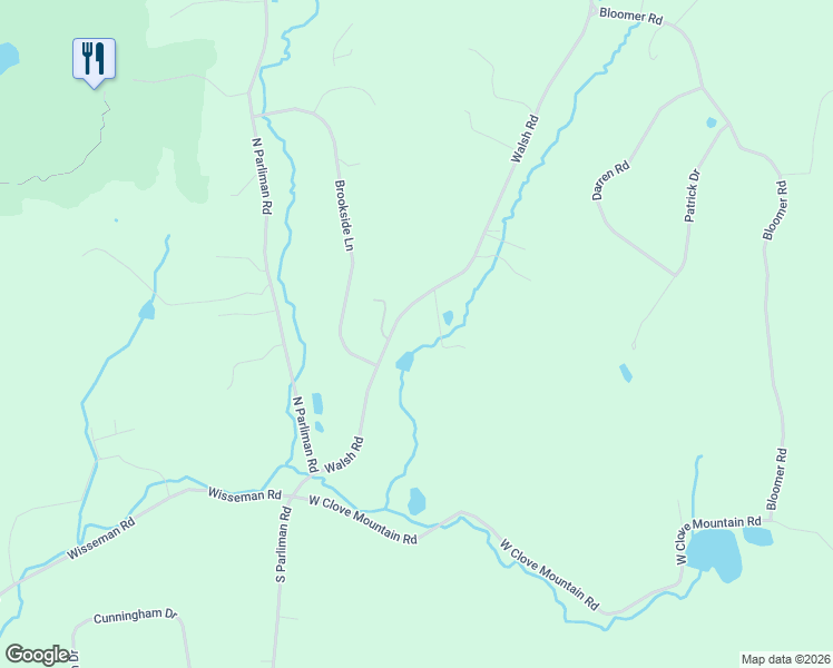 map of restaurants, bars, coffee shops, grocery stores, and more near 74 Walsh Road in Lagrangeville