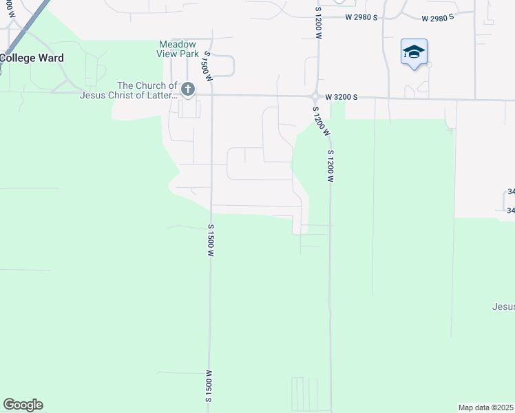 map of restaurants, bars, coffee shops, grocery stores, and more near 3410 South in Nibley