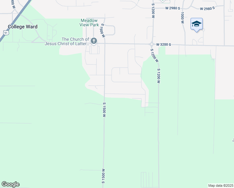 map of restaurants, bars, coffee shops, grocery stores, and more near 3410 South in Nibley