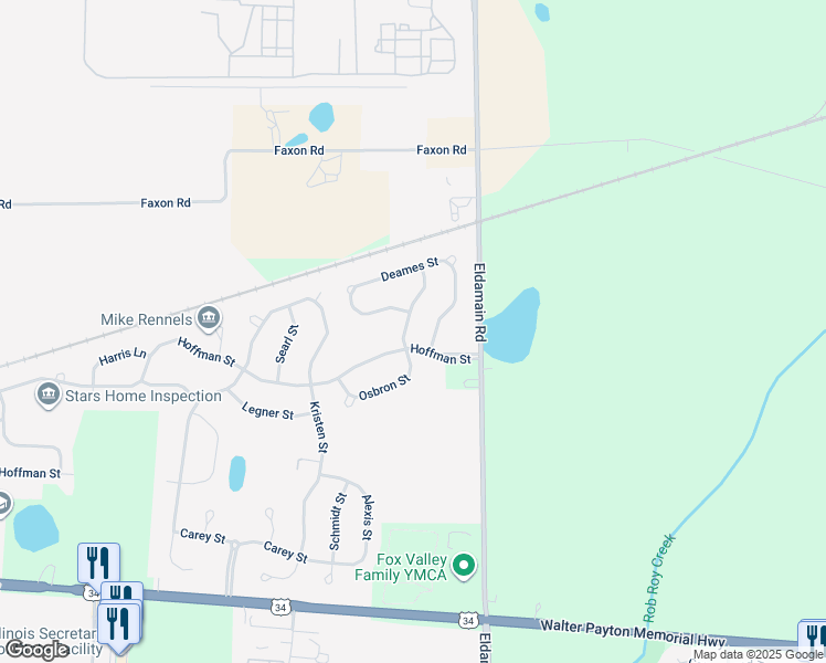 map of restaurants, bars, coffee shops, grocery stores, and more near 620 Osbron Street in Plano