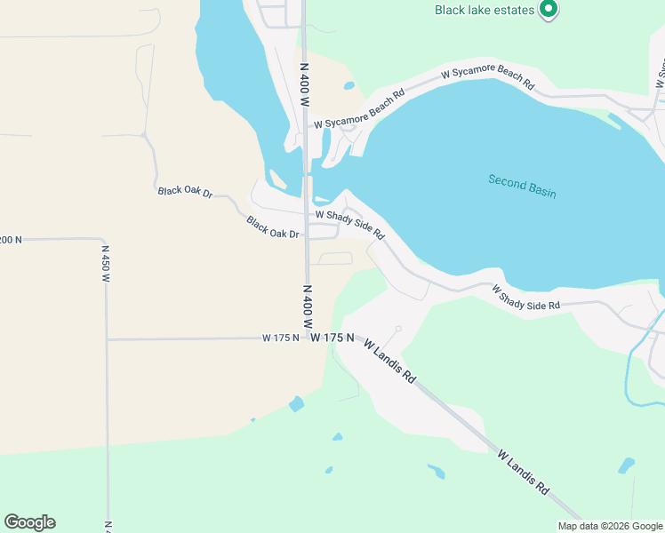 map of restaurants, bars, coffee shops, grocery stores, and more near 1968 North 400 West in Angola