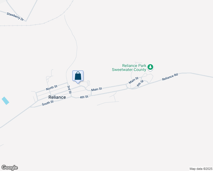 map of restaurants, bars, coffee shops, grocery stores, and more near 1432 Main in Reliance