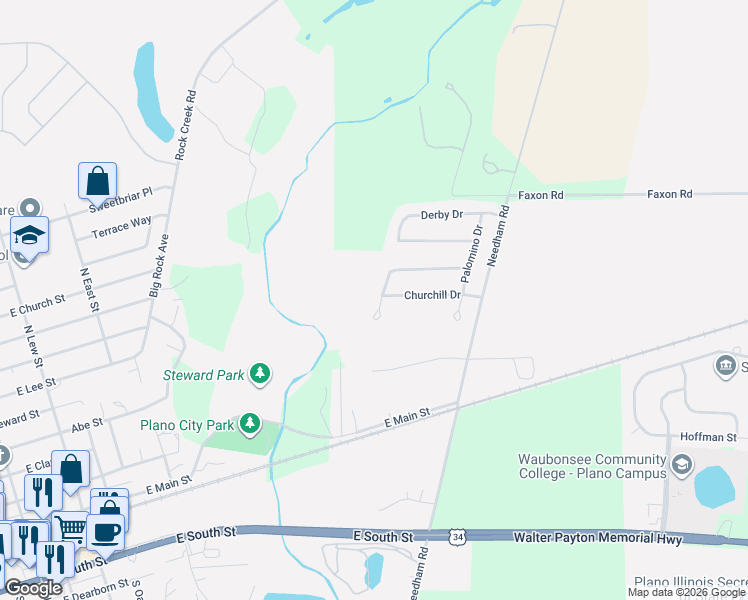 map of restaurants, bars, coffee shops, grocery stores, and more near 315 Appaloosa Trail in Plano