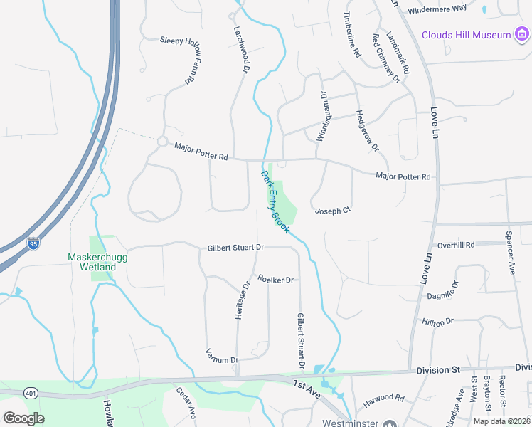 map of restaurants, bars, coffee shops, grocery stores, and more near 6 Heritage Dr in East Greenwich