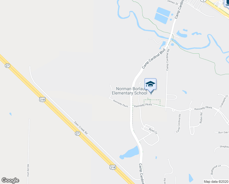 map of restaurants, bars, coffee shops, grocery stores, and more near 1180 Kennedy Parkway in Iowa City