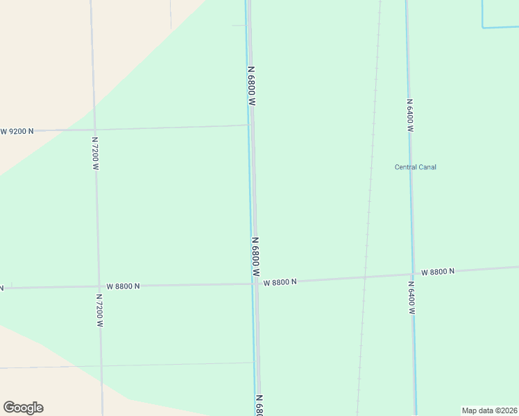 map of restaurants, bars, coffee shops, grocery stores, and more near 8968 North 6800 West in Tremonton