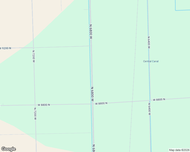 map of restaurants, bars, coffee shops, grocery stores, and more near 8968 North 6800 West in Tremonton