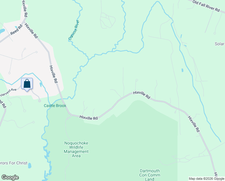 map of restaurants, bars, coffee shops, grocery stores, and more near 873 Hixville Road in Dartmouth