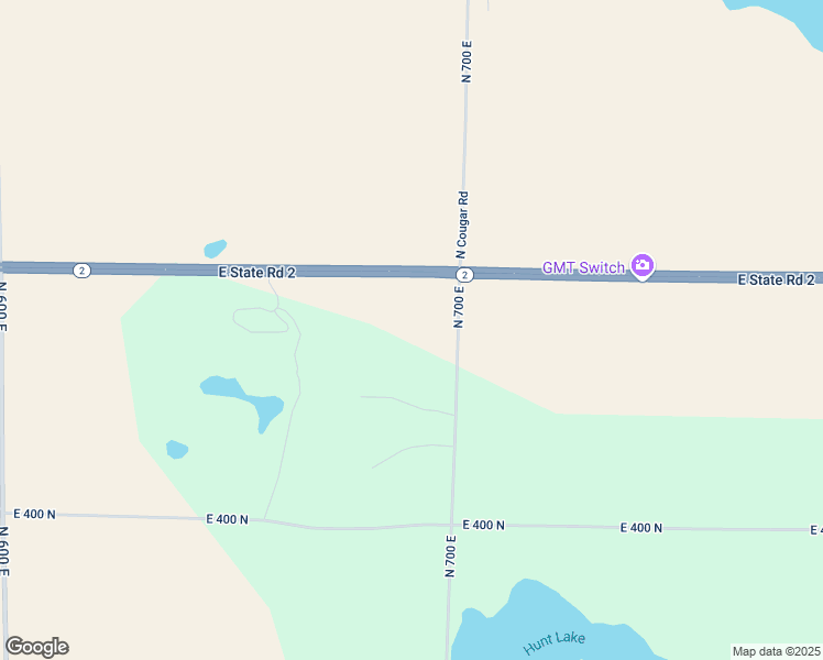 map of restaurants, bars, coffee shops, grocery stores, and more near 4412 North 700 East in Rolling Prairie