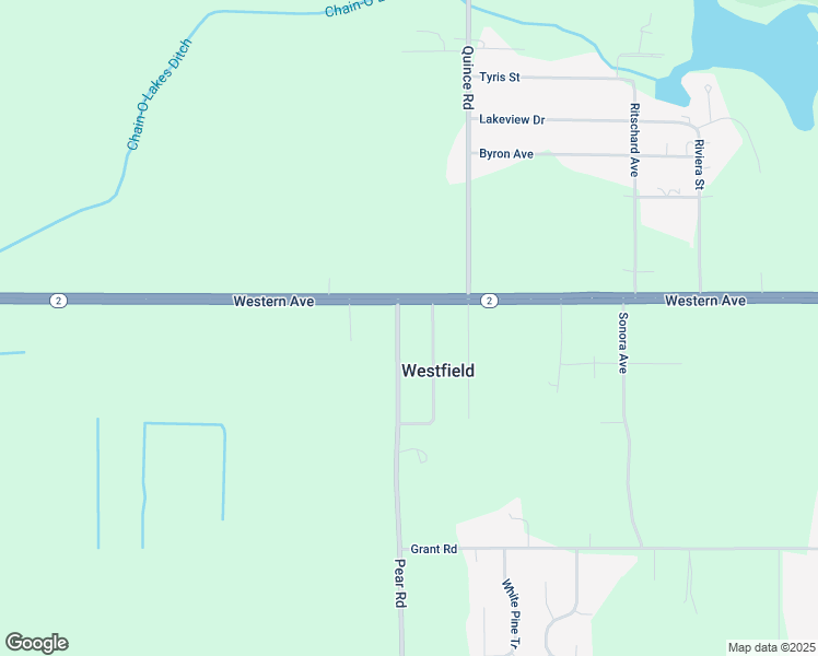 map of restaurants, bars, coffee shops, grocery stores, and more near 26650 Western Avenue in South Bend