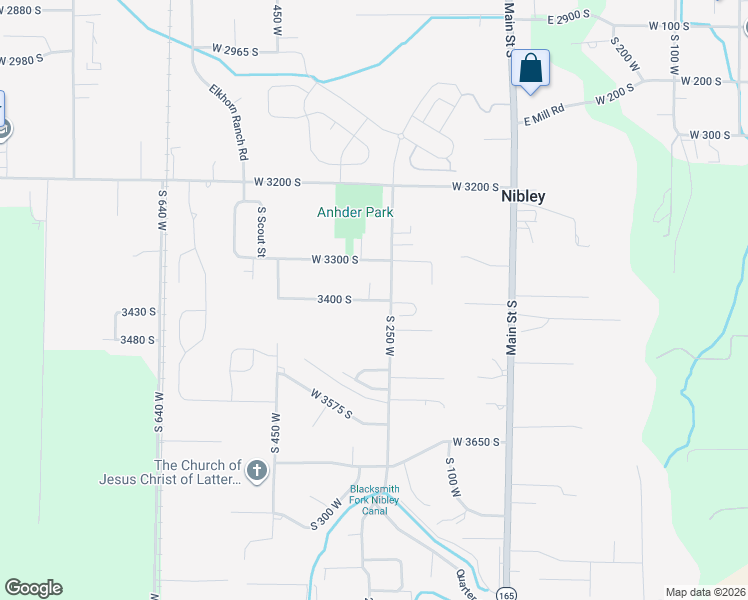 map of restaurants, bars, coffee shops, grocery stores, and more near 315 West 3400 South in Nibley