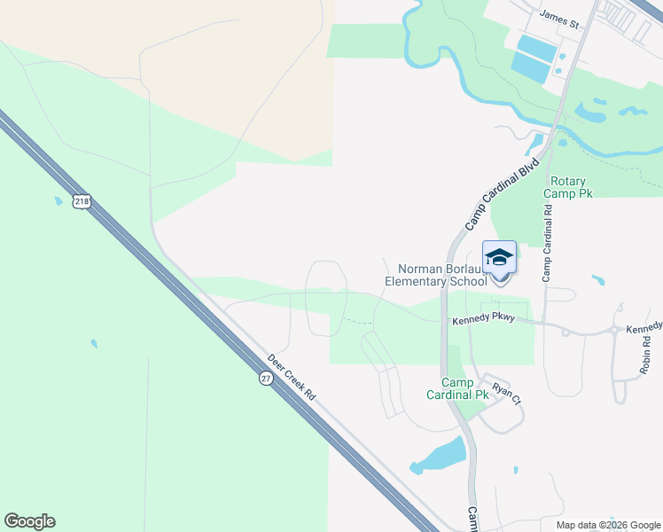 map of restaurants, bars, coffee shops, grocery stores, and more near 3636 Deer Creek Road Southeast in Iowa City