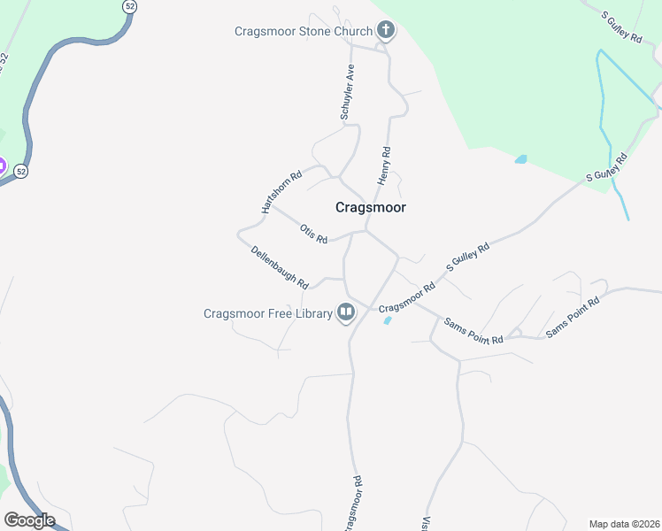 map of restaurants, bars, coffee shops, grocery stores, and more near 40 Dellenbaugh Road in Pine Bush